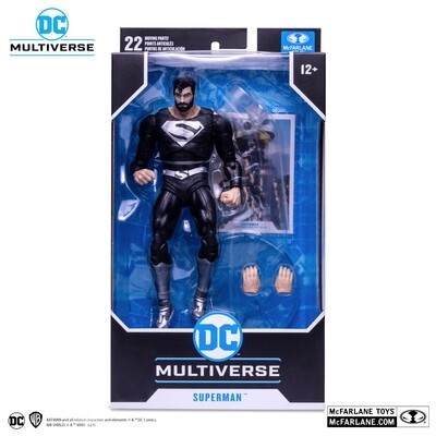 McFarlane Toys 7" DC MULTIVERSE -SOLAR SUPERMAN (BLACK SUIT) ACTION FIGURE