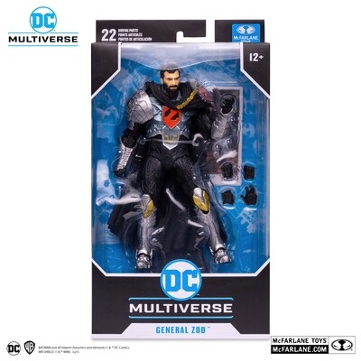 McFarlane Toys 7" DC MULTIVERSE -GENERAL ZOD ACTION FIGURE