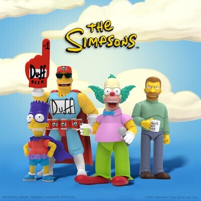 Super7 - The Simpsons ULTIMATES Wave 2 - Set of 4