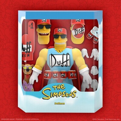 Super7 - The Simpsons ULTIMATES Wave 2 - Duffman