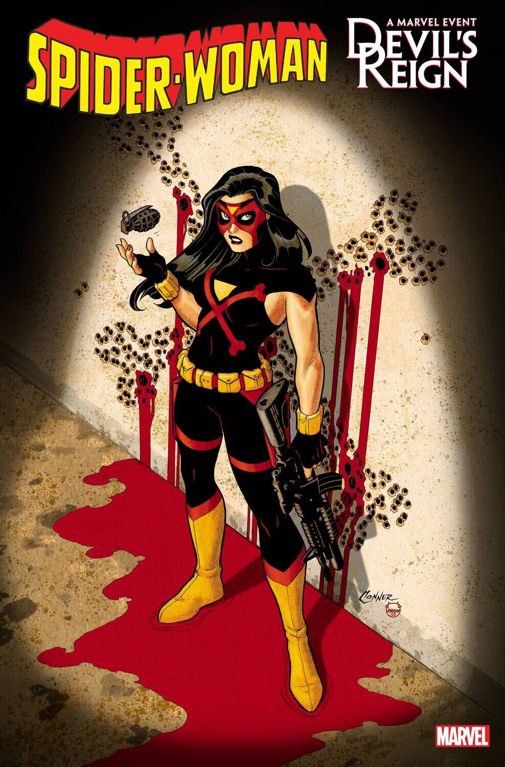 SPIDER-WOMAN #18 CONNER DEVILS REIGN VILLAIN VAR
MARVEL COMICS
(12th January 2022)