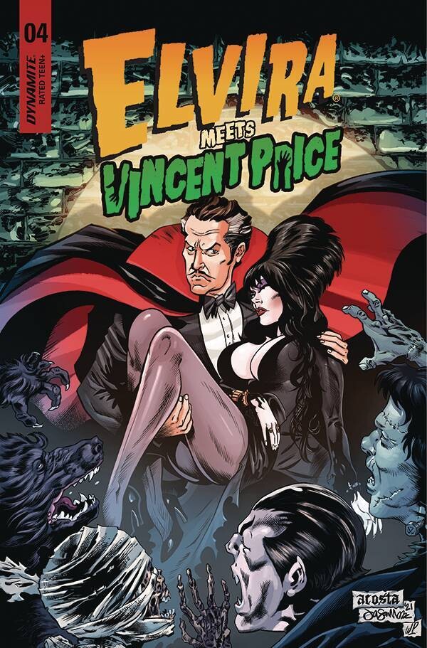 ELVIRA MEETS VINCENT PRICE #4 CVR A ACOSTA
DYNAMITE
(12th January 2022)