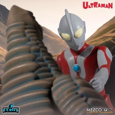 MEZCO 5 POINTS: Ultraman and Red King Action Figures Deluxe Set