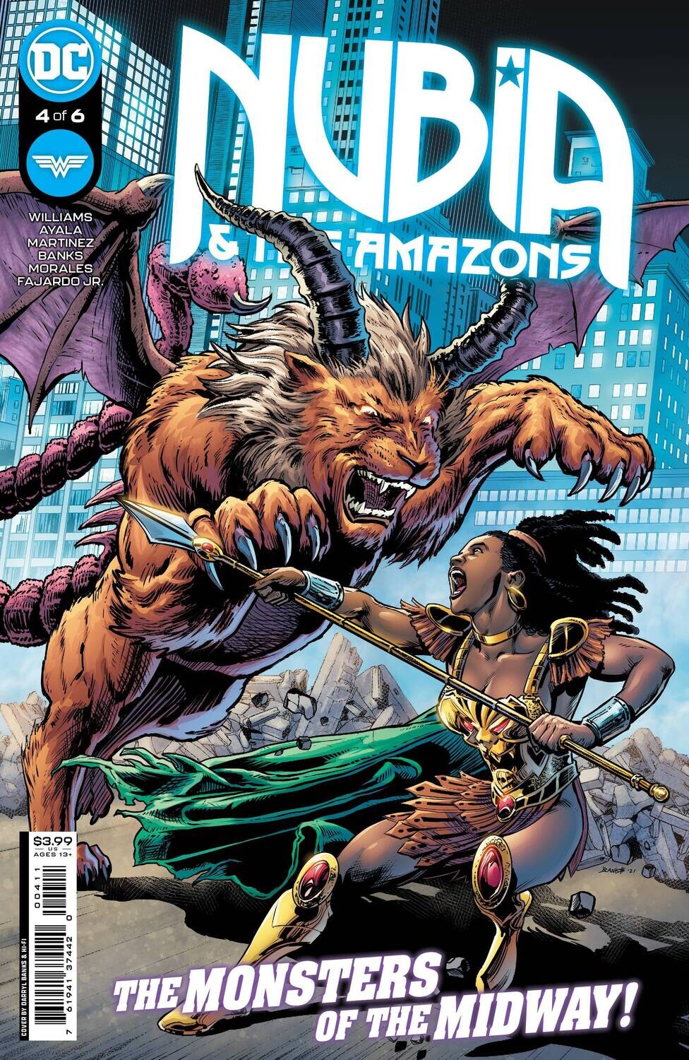 NUBIA & THE AMAZONS #4 (OF 6) CVR A MARTINEZ
DC COMICS
(19th January 2022)