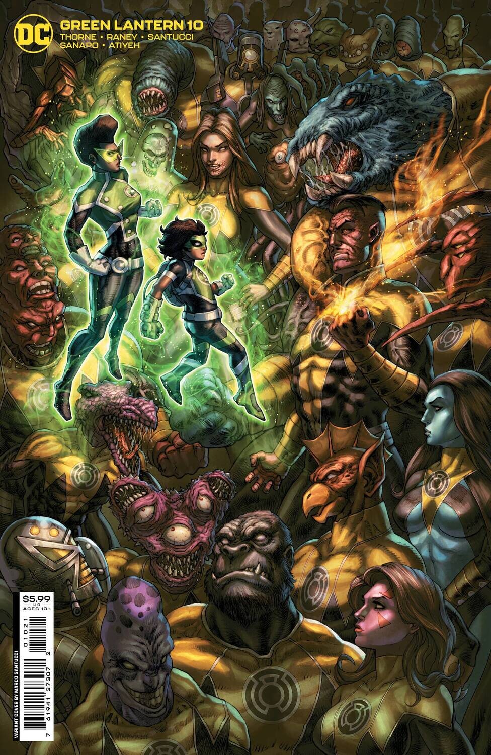 GREEN LANTERN #10 CVR B QUAH CARD STOCK VAR
DC COMICS
(19th January 2022)