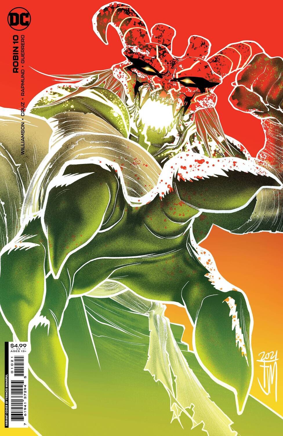 ROBIN #10 CVR B MANAPUL CARD STOCK VAR
DC COMICS
(26th January 2022)