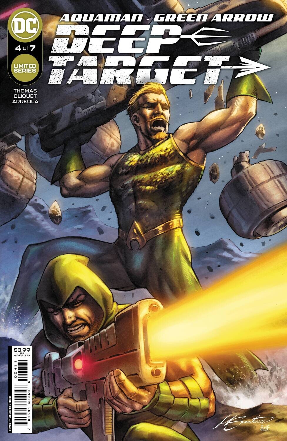 AQUAMAN GREEN ARROW DEEP TARGET #4 (OF 7) CVR A SANTUCCI
DC COMICS
(26th January 2022)