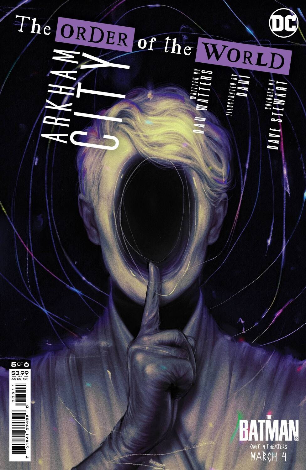 ARKHAM CITY ORDER OF THE WORLD #5 (OF 6) CVR A CONNELLY
DC COMICS
(2nd February 2022)