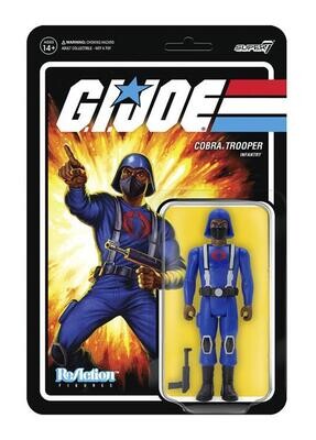 Super7 - G.I. Joe ReAction Cobra Trooper (H Back) Brown Figure