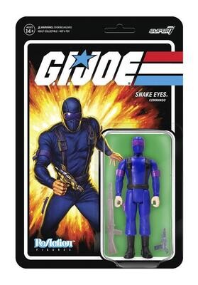 Super7 - G.I. Joe ReAction Snake Eyes Figure