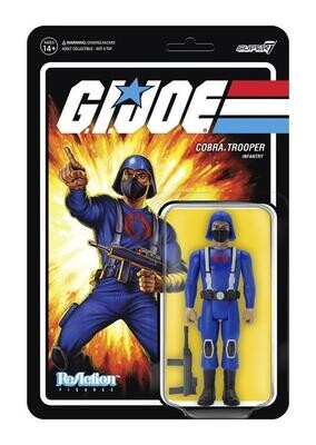Super7 - G.I. Joe ReAction Cobra Trooper (H Back) Tan Figure