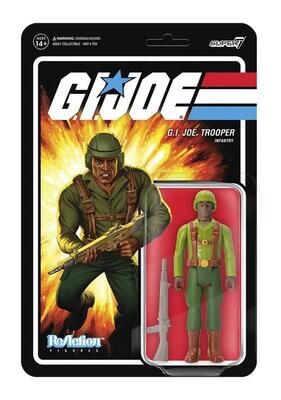 Super7 - G.I. Joe ReAction GI JOE Trooper (Brown) Figure