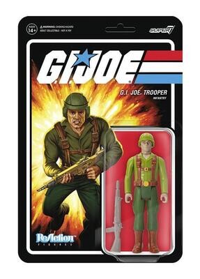 Super7 - G.I. Joe ReAction GI JOE Trooper (Tan) Figure