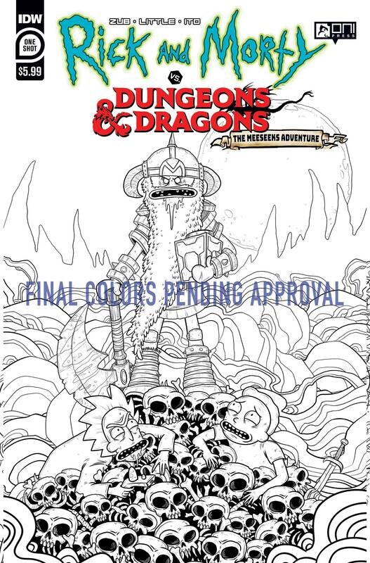 RICK & MORTY VS DUNGEONS & DRAGONS MEESEEKS CVR A VASQUEZ
IDW PUBLISHING
(9th February 2022)