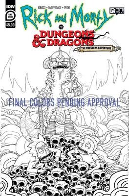 RICK & MORTY VS DUNGEONS & DRAGONS MEESEEKS CVR A VASQUEZ
IDW PUBLISHING
(9th February 2022)