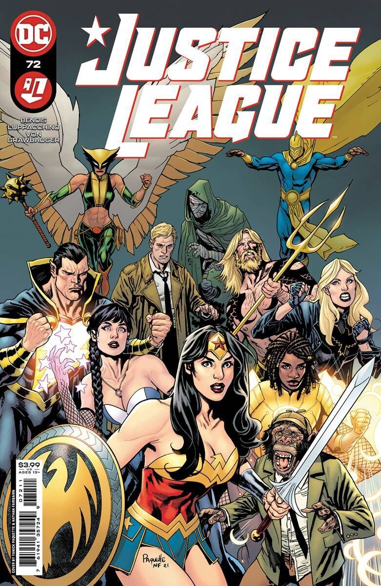 JUSTICE LEAGUE #72 CVR A PAQUETTE & FAIRBURN
DC COMICS
(9th February 2022)