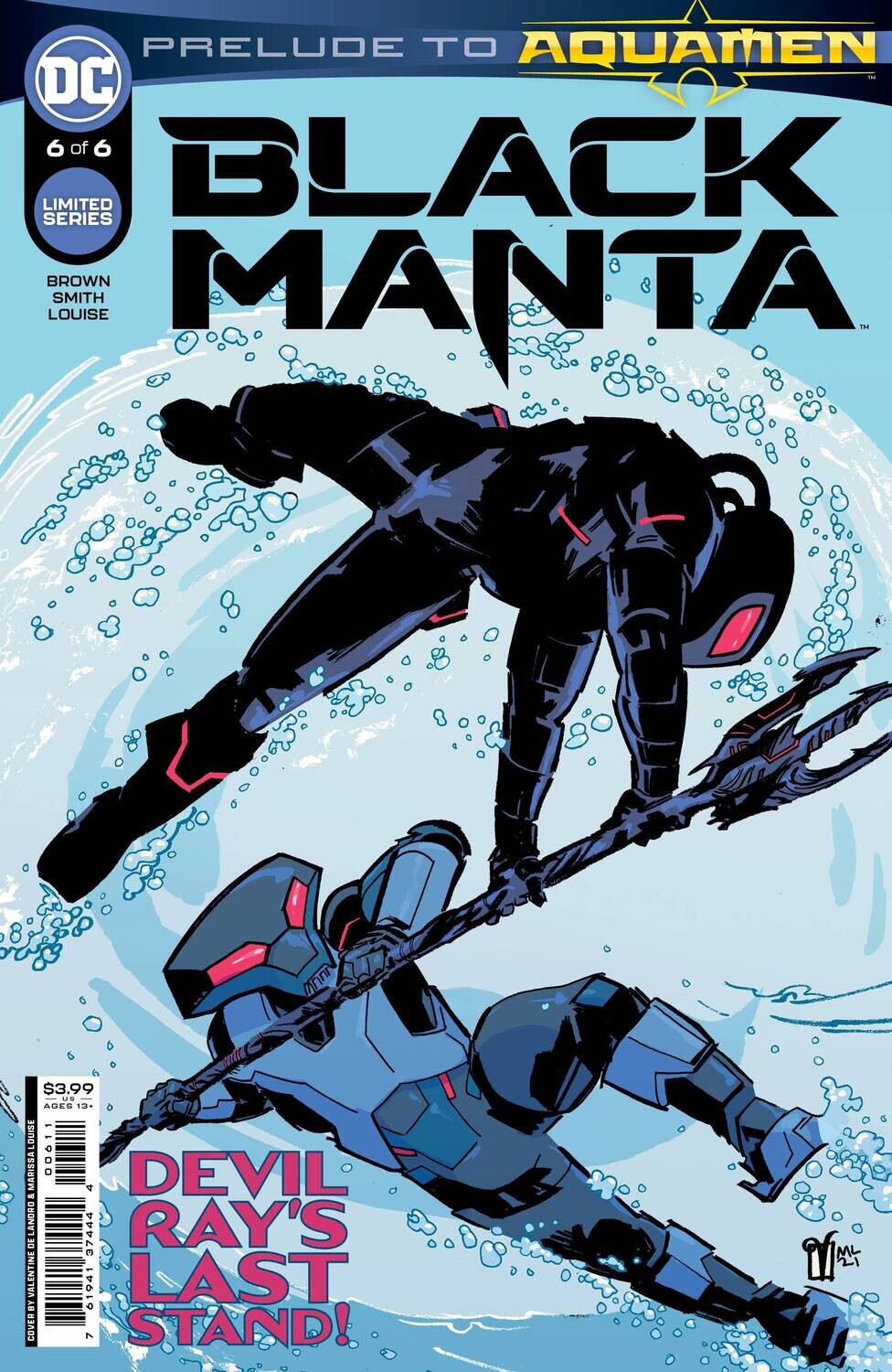 BLACK MANTA #6 (OF 6) CVR A DE LANDRO
DC COMICS
(9th February 2022)