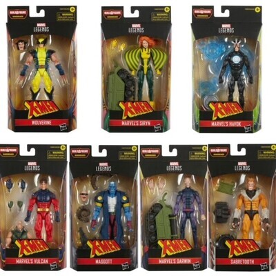 Marvel Legends 6" X-Men Wave - Set of 7 (BONEBREAKER BAF)