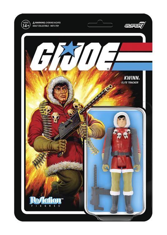 Super7 - G.I. Joe ReAction Tracker Kwinn Figure