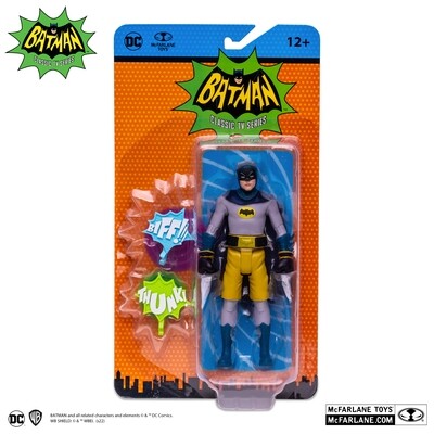 McFarlane Toys - BATMAN 1966 - RETRO BATMAN IN BOXING GLOVES ACTION FIGURE