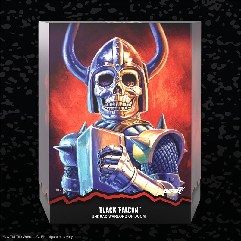 Super7 The Worst Wave 2 Ultimate  Black Falcon Figure