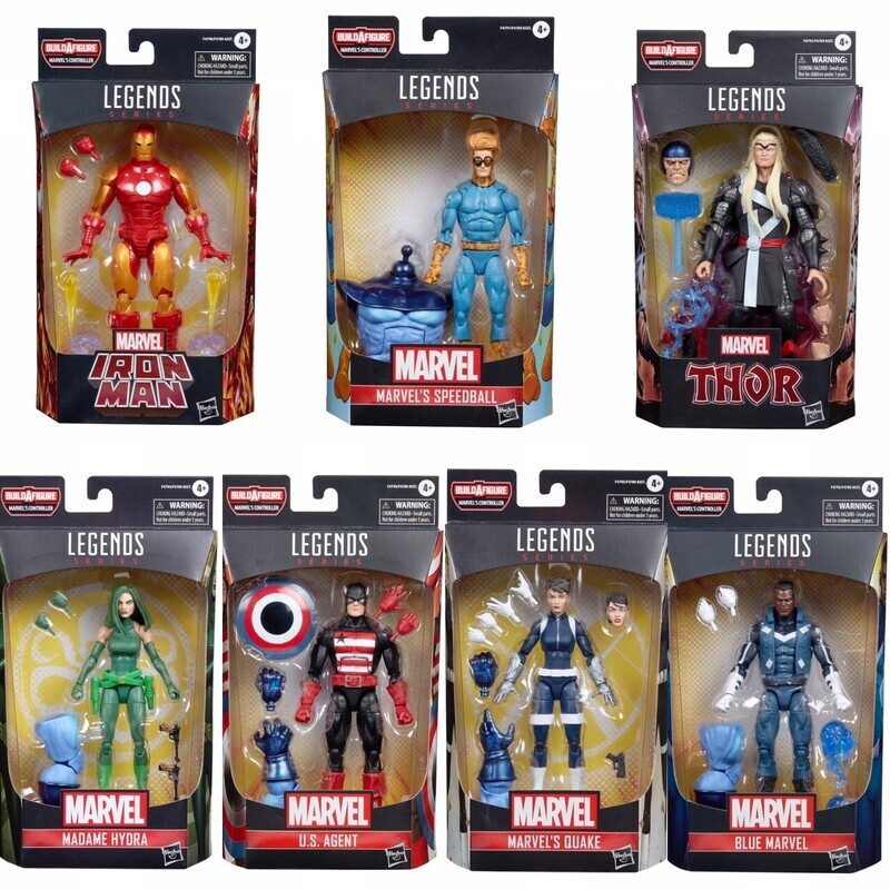 Marvel Legends 6" Avengers Wave SET OF 7 (Controller BAF)