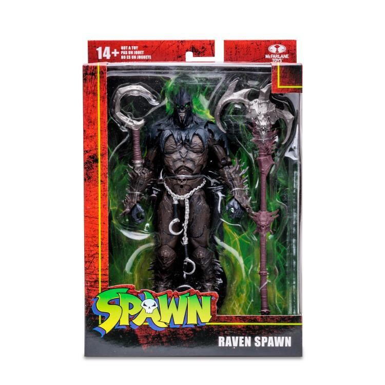 McFarlane Toys 7" Spawn Wave 3 Raven Spawn (VERSION 2) SMALL HOOK