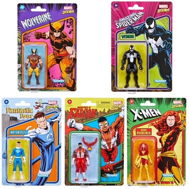 Marvel Legends RETRO COLLECTION 3.75" WAVE 5 -Set of 5