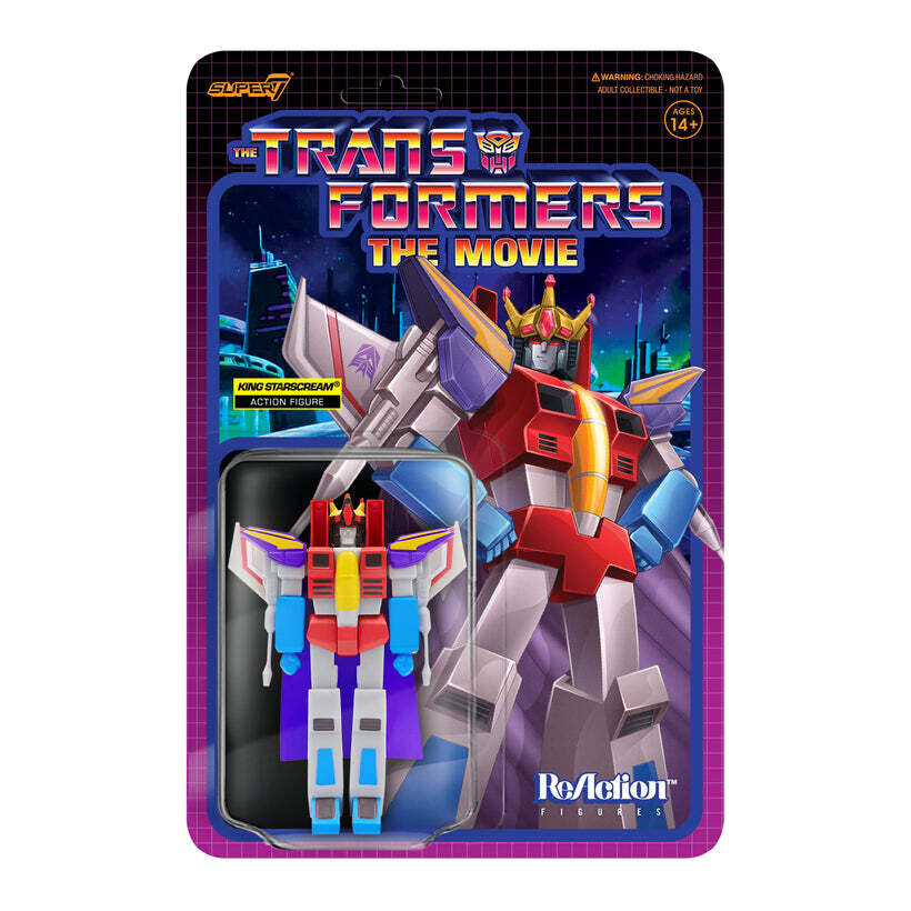 Super7 - Transformers ReAction Figure -King Starscream
