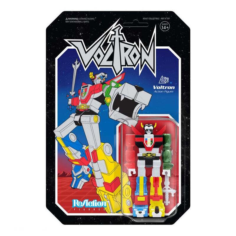 Super7 -Voltron: Defender of the Universe ReAction Voltron (Metallic) Figure