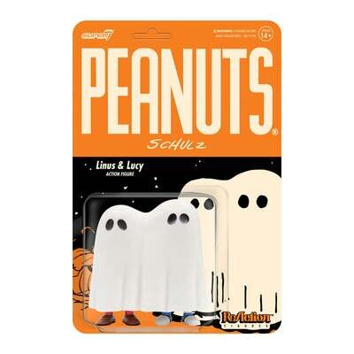 Super7 - Peanuts ReAction Linus & Lucy Ghost Figure
