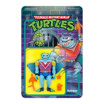 Super7 - Teenage Mutant Ninja Turtles ReAction Figure Wave 4 - Ray Fillet