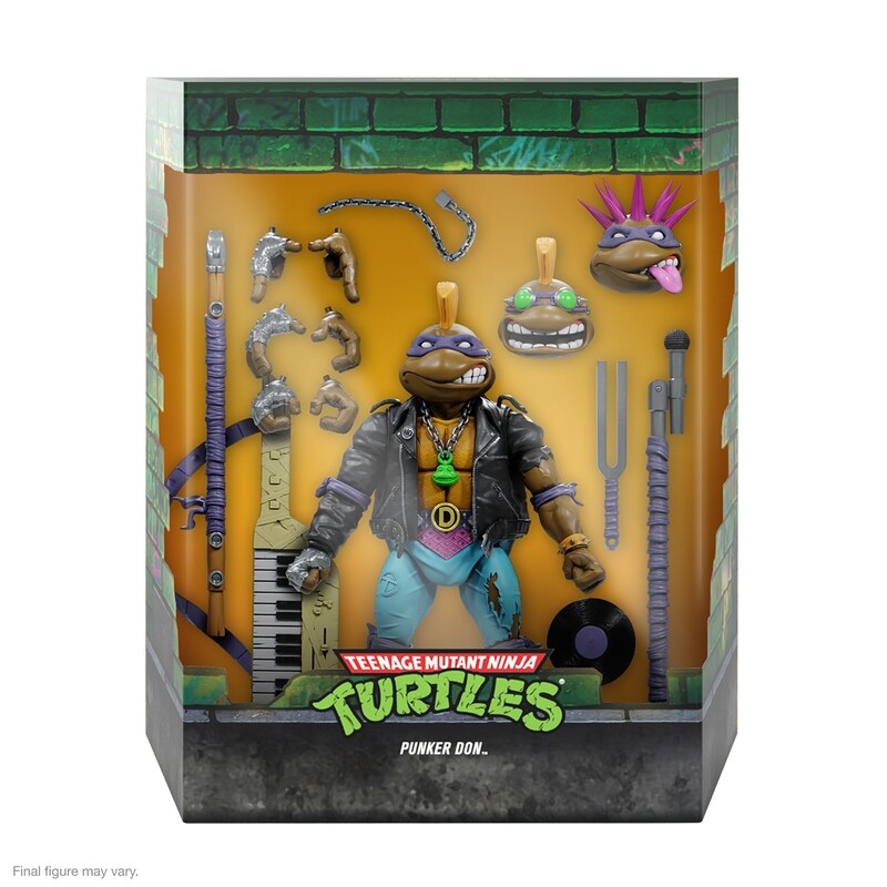 Super7 TMNT Wave 7 Ultimate Punker Don (Teenage Mutant Ninja Turtles)