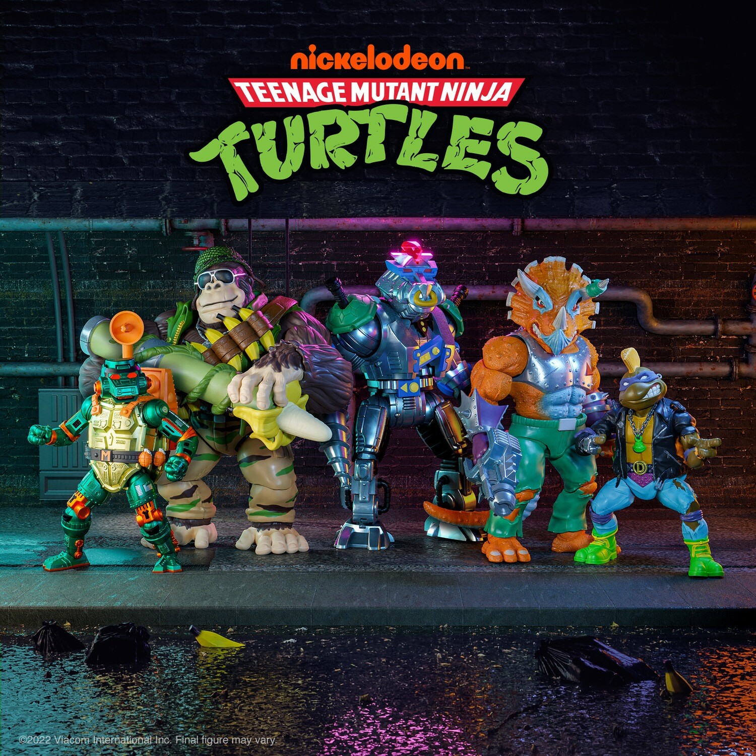 Super7 TMNT Wave 7 Ultimate Set of 5 (Teenage Mutant Ninja Turtles)