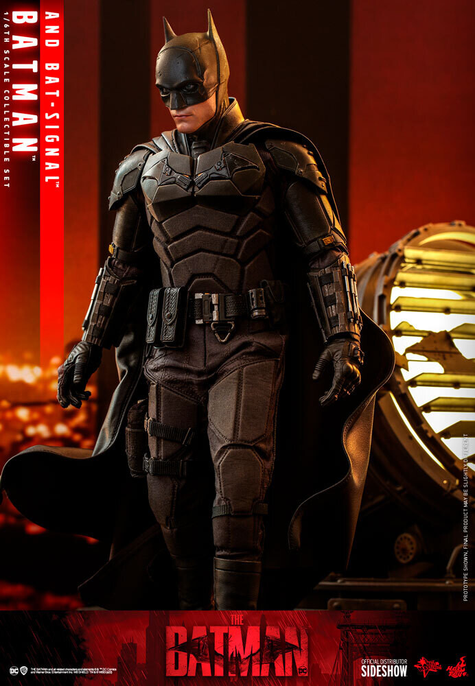 **PRE ORDER** Hot Toys The Batman: BATMAN (DELUXE EDITION) WITH BAT-SIGNAL 1/6 Figure Accessory Set