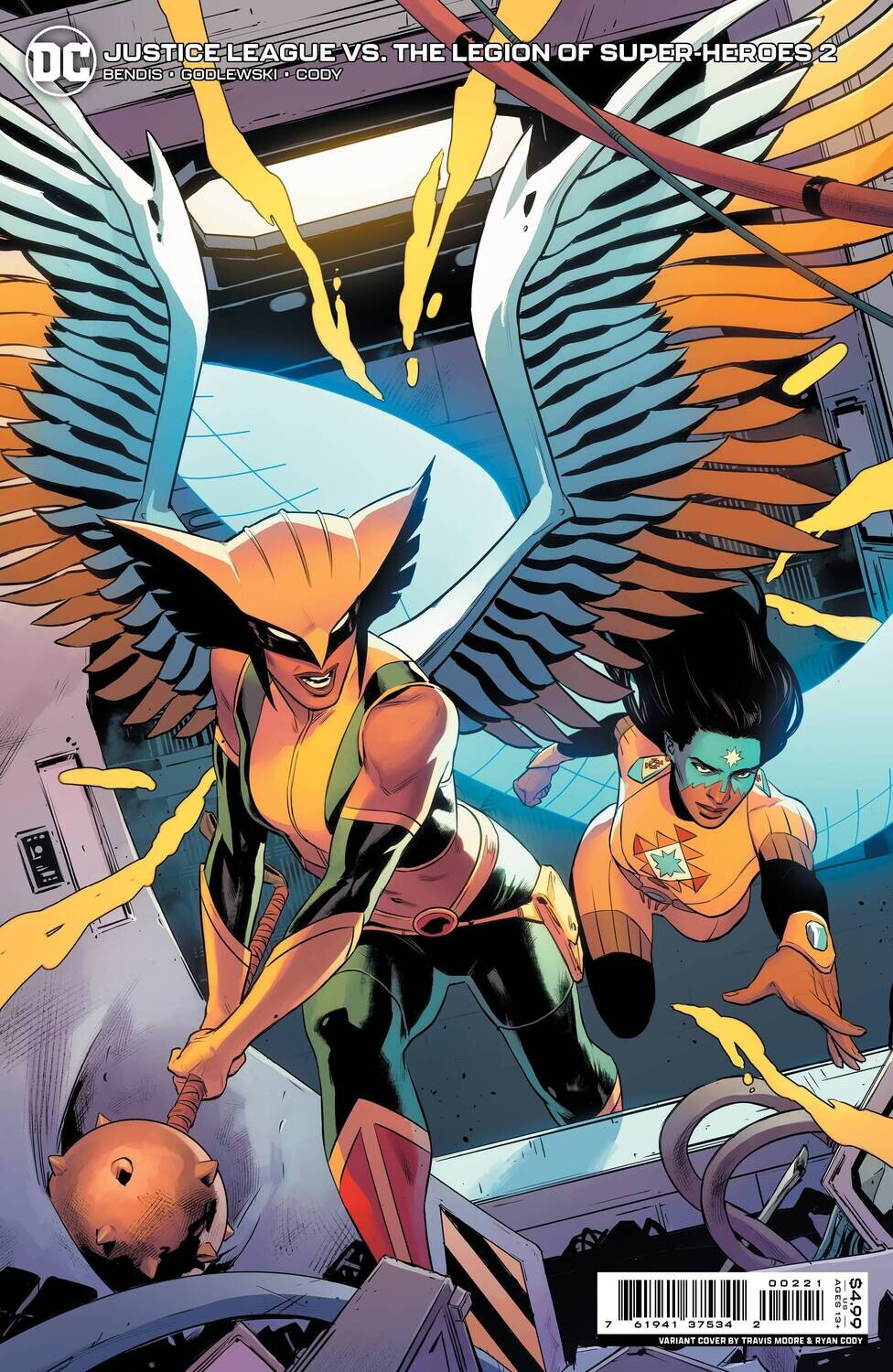 JUSTICE LEAGUE VS LEGION OF SUPERHEROES #2 CVR B MOORE CARD
DC COMICS
(9th March 2022)