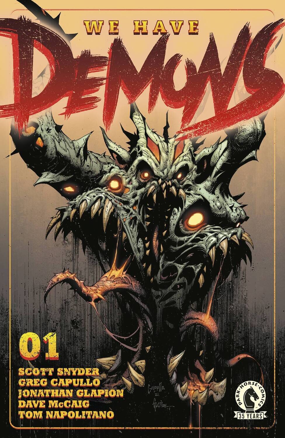 WE HAVE DEMONS #1 (OF 3) CVR A CAPULLO (MR)
DARK HORSE COMICS
(23rd March 2022)