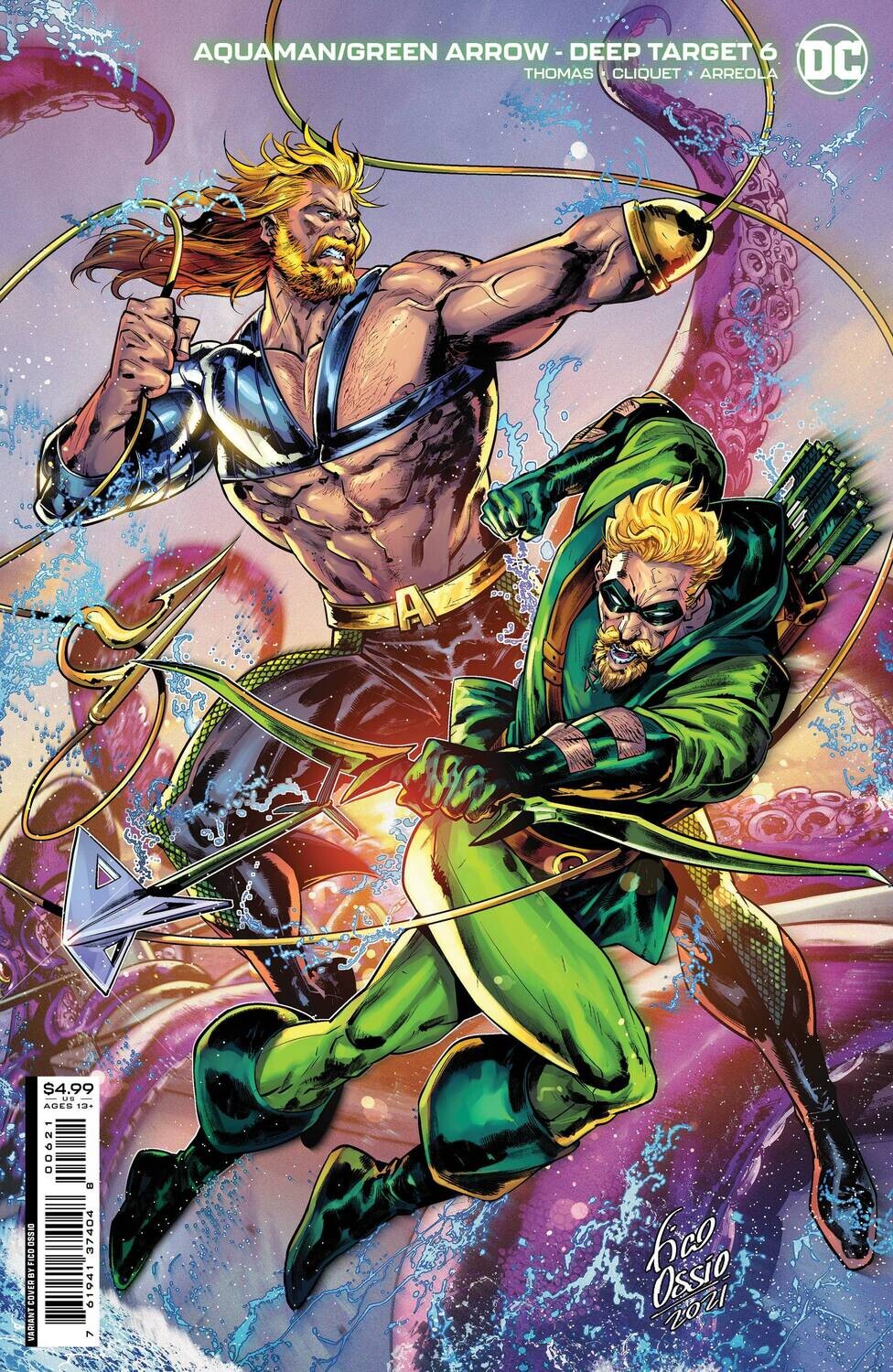 AQUAMAN GREEN ARROW DEEP TARGET #6 (OF 7) CVR B OSSIO VAR
DC COMICS
(23rd March 2022)