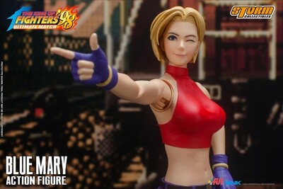 STORM COLLECTIBLES The King of Fighters 98: Blue Mary 1/12 Scale Figure