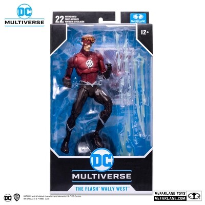 McFarlane Toys 7" DC MULTIVERSE - WALLY WEST THE FLASH (REBIRTH) ACTION FIGURE (WALMART EXC)