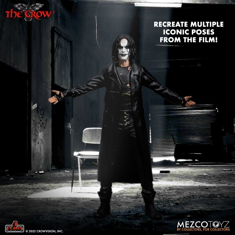 MEZCO 5 POINTS: The Crow Action Figure Deluxe Set MEZCO 5 POINTS: The Crow Action Figure Deluxe Set