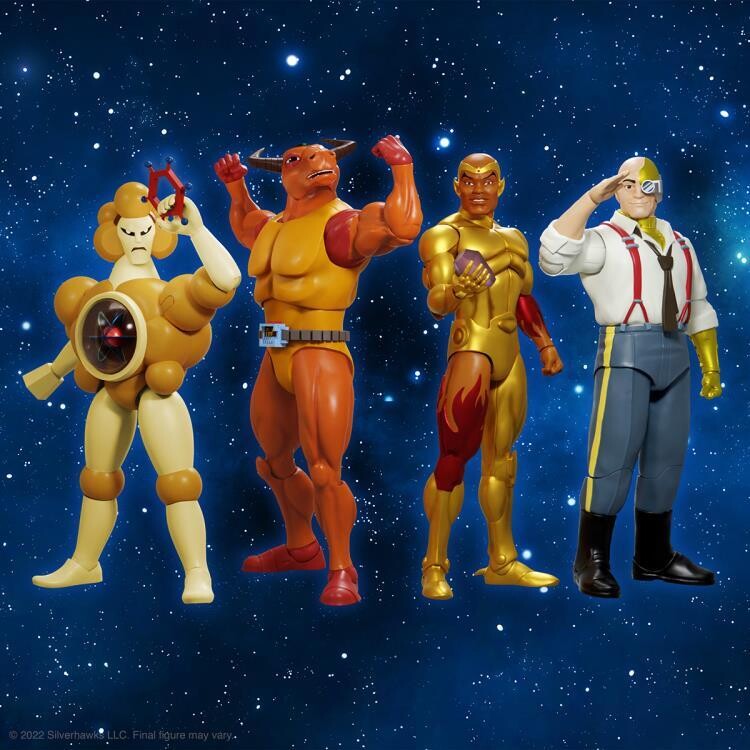 Super7 - SilverHawks Ultimates WAVE 3 -  SET OF 4 ACTION FIGURES