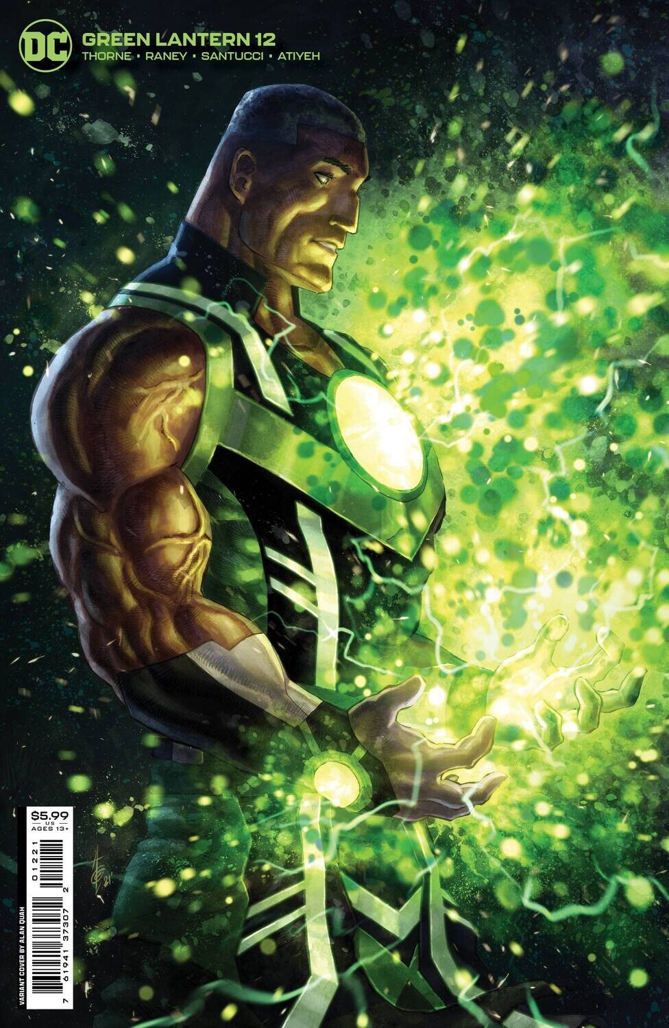 GREEN LANTERN #12 CVR B QUAH CARD STOCK VAR
DC COMICS
(13th April 2022)