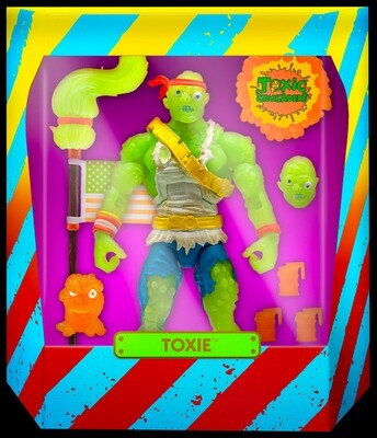 Super7 - Toxic Crusaders ULTIMATES Action Figure - Toxie (RADIOACTIVE RED RAGE)