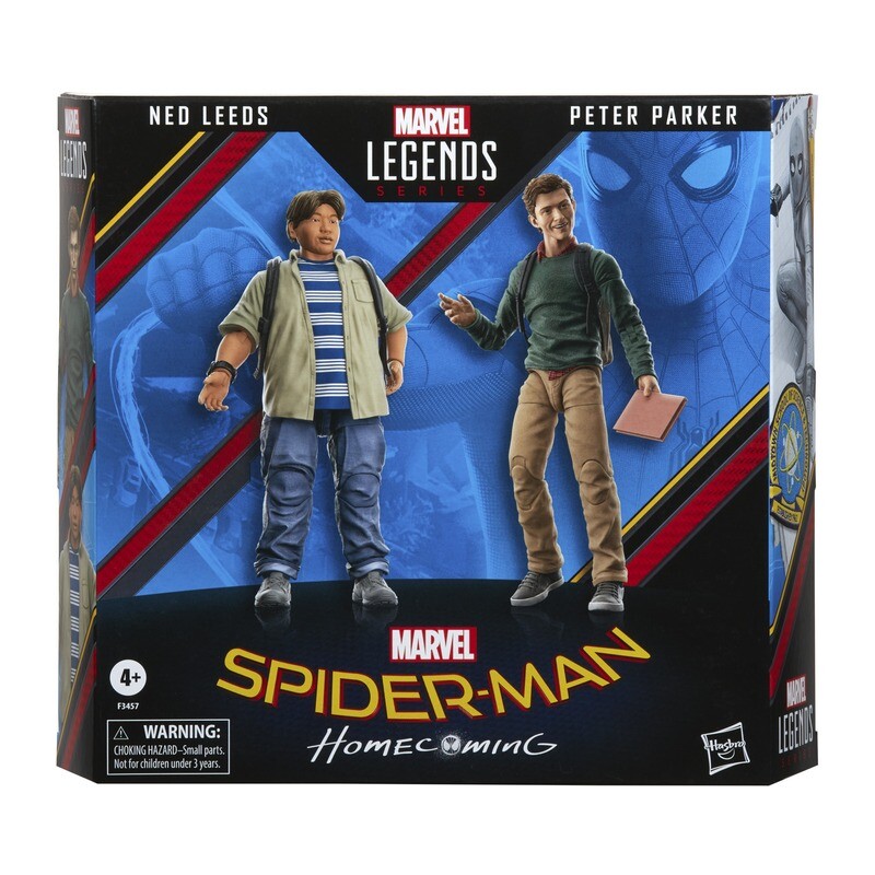 Marvel Legends Series Spider Man 60th Anniversary Peter Parker and Ned Leeds 2 Pack