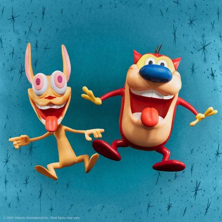 Super7 - Ren and Stimpy Show Ultimate  Ren & Stimpy Pair of Action Figures