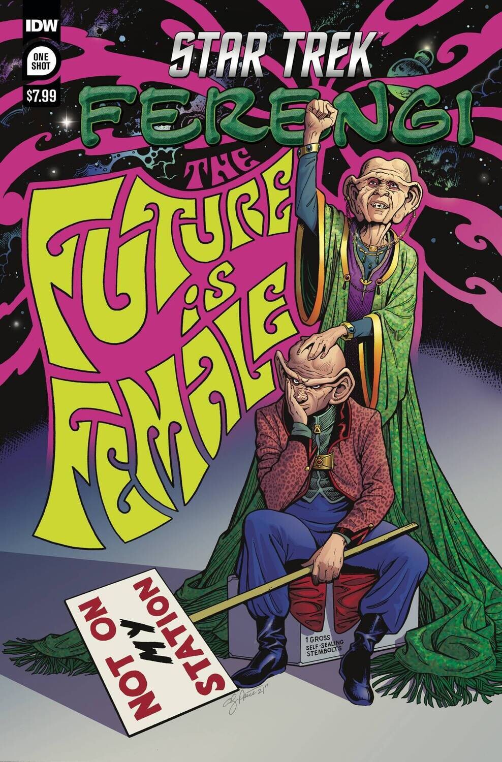 STAR TREK FERENGI CVR A ANDY PRICE
IDW COMICS
(20th April 2022)