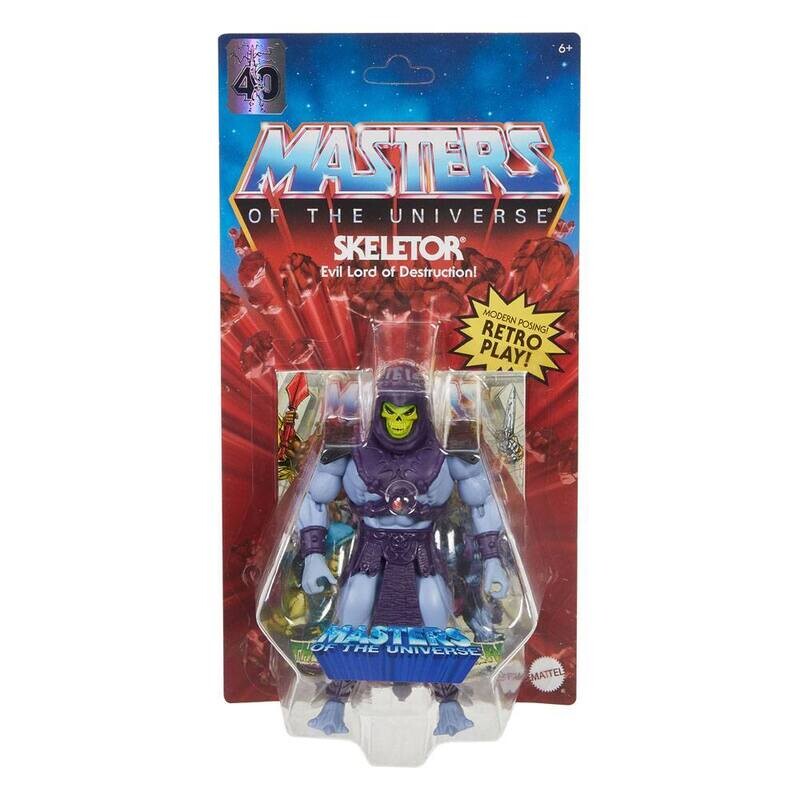 Masters of the Universe Origins SKELETOR 200X 40TH ANNIVERSARY Action Figure (VARIED EU/US CARD)