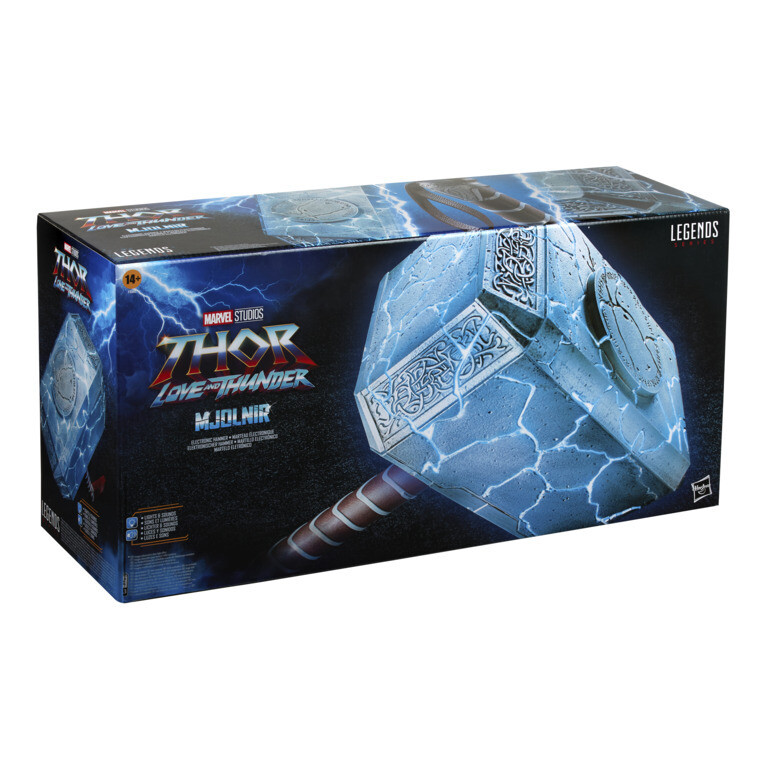 **NOT MINT** Marvel Legends Series Thor Love and Thunder Mighty Thor Mjolnir Electronic Hammer