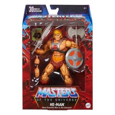 Masters of the Universe 40TH ANNIVERSARY: HE-MAN DELUXE Action Figure (MASTERVERSE)